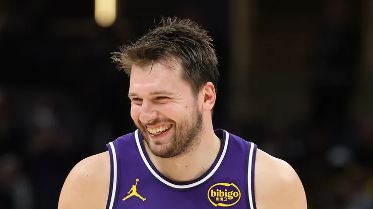 Luka Doncic of the Los Angeles Lakers
