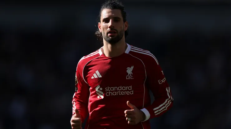 Dominik Szoboszlai of Liverpool during a Premier League match in 2026.
