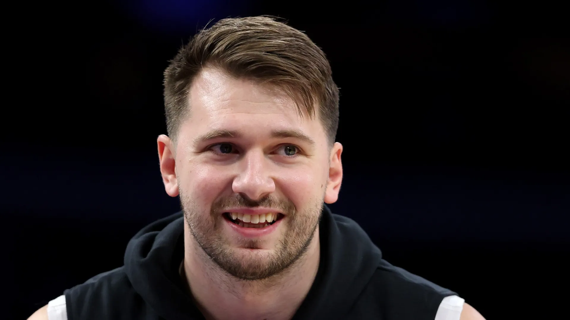 Luka Doncic smiling