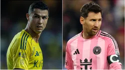 Cristiano Ronaldo of Al Nassr and Lionel Messi of Inter Miami.