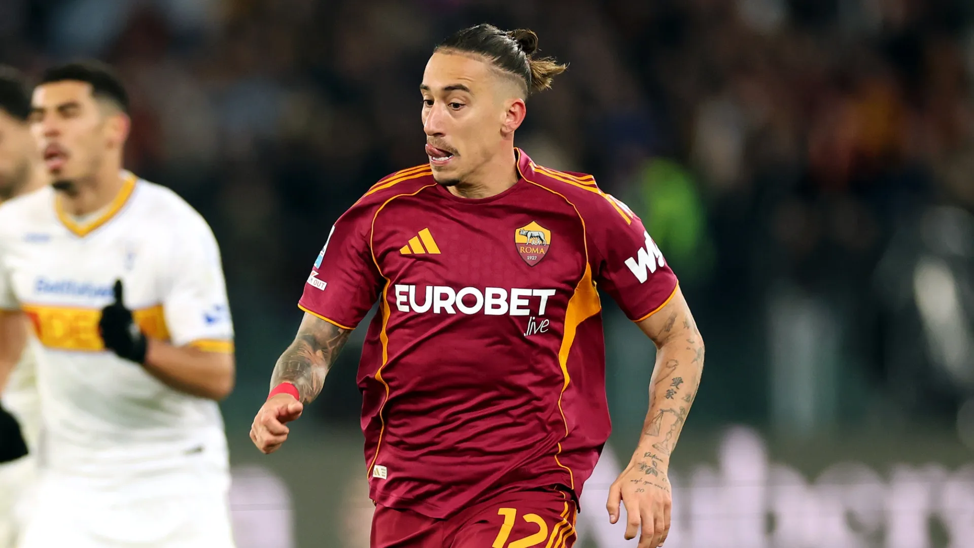 Kostas Tsimikas of AS Roma – Linnea Rheborg/Getty Images