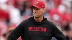 Head coach Kalen Deboer of the Alabama Crimson Tide.
