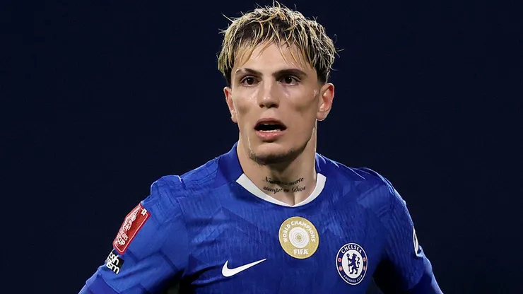 Alejandro Garnacho of Chelsea during the Emirates FA Cup Fifth Round match.