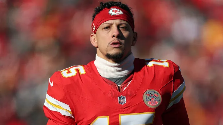 Patrick Mahomes #15 of the Kansas City Chiefs.