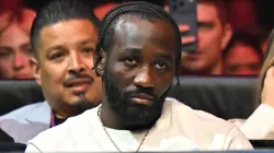 Terence Crawford attends Mario Barrios vs. Ryan Garcia.