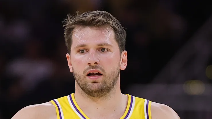 Luka Doncic of the Los Angeles Lakers