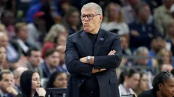 Head coach Geno Auriemma of the UConn Huskies.