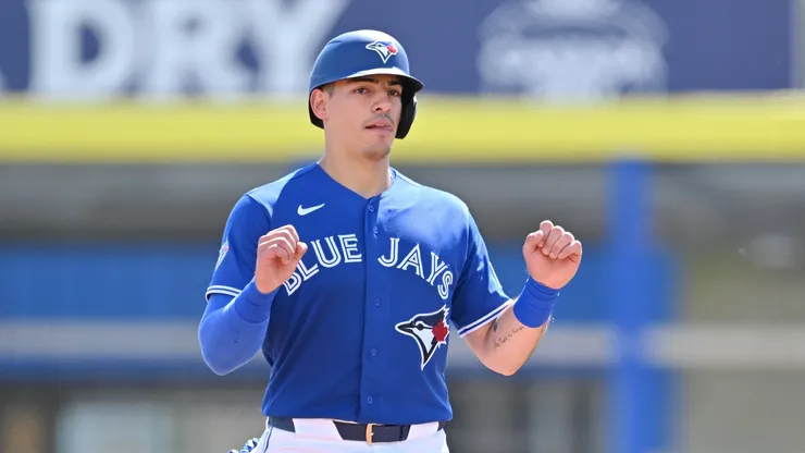 Brandon Valenzuela of the Toronto Blue Jays