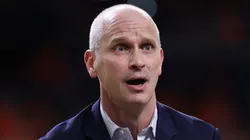 Dan Hurley during the Final Four of the 2026 NCAA Men's Basketball Tournament