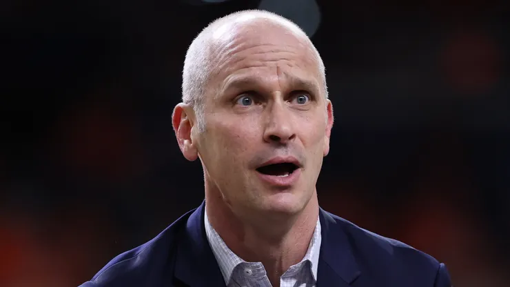 Dan Hurley during the Final Four of the 2026 NCAA Men's Basketball Tournament