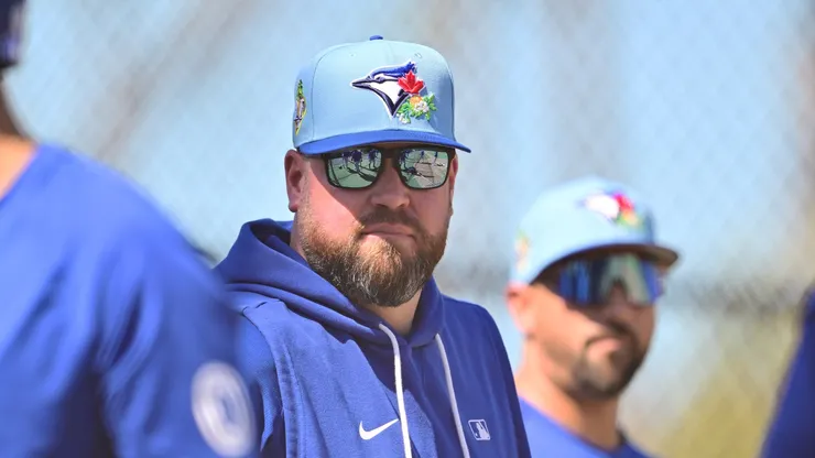 Manager John Schneider of the Toronto Blue Jays
