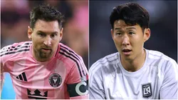 Lionel Messi of Inter Miami and Son Heung-Min of LAFC.