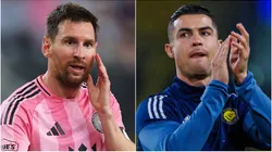 Lionel Messi of Inter Miami and Cristiano Ronaldo of Al Nassr.
