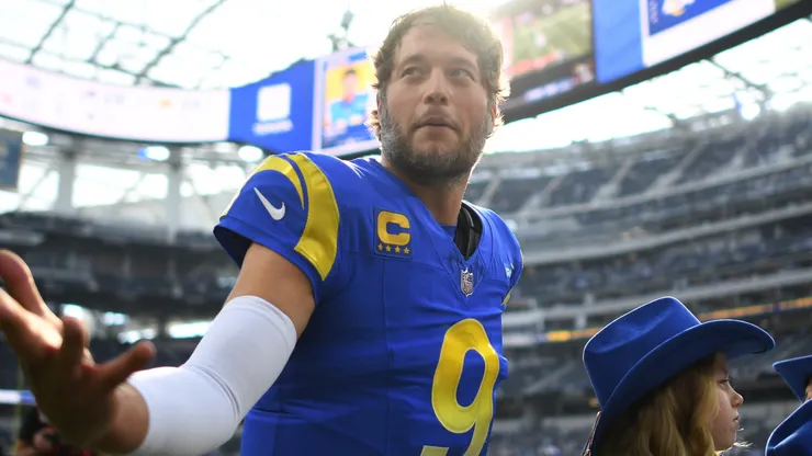 Matthew Stafford #9 of the Los Angeles Rams