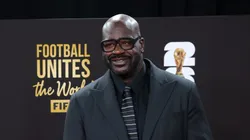 Shaquille O'Neal legend of the NBA.