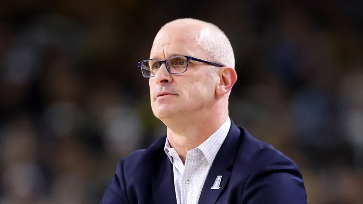 Dan Hurley in the National Championship of the 2026 NCAA Tournament.