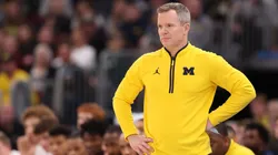 Head coach Dusty May of Michigan