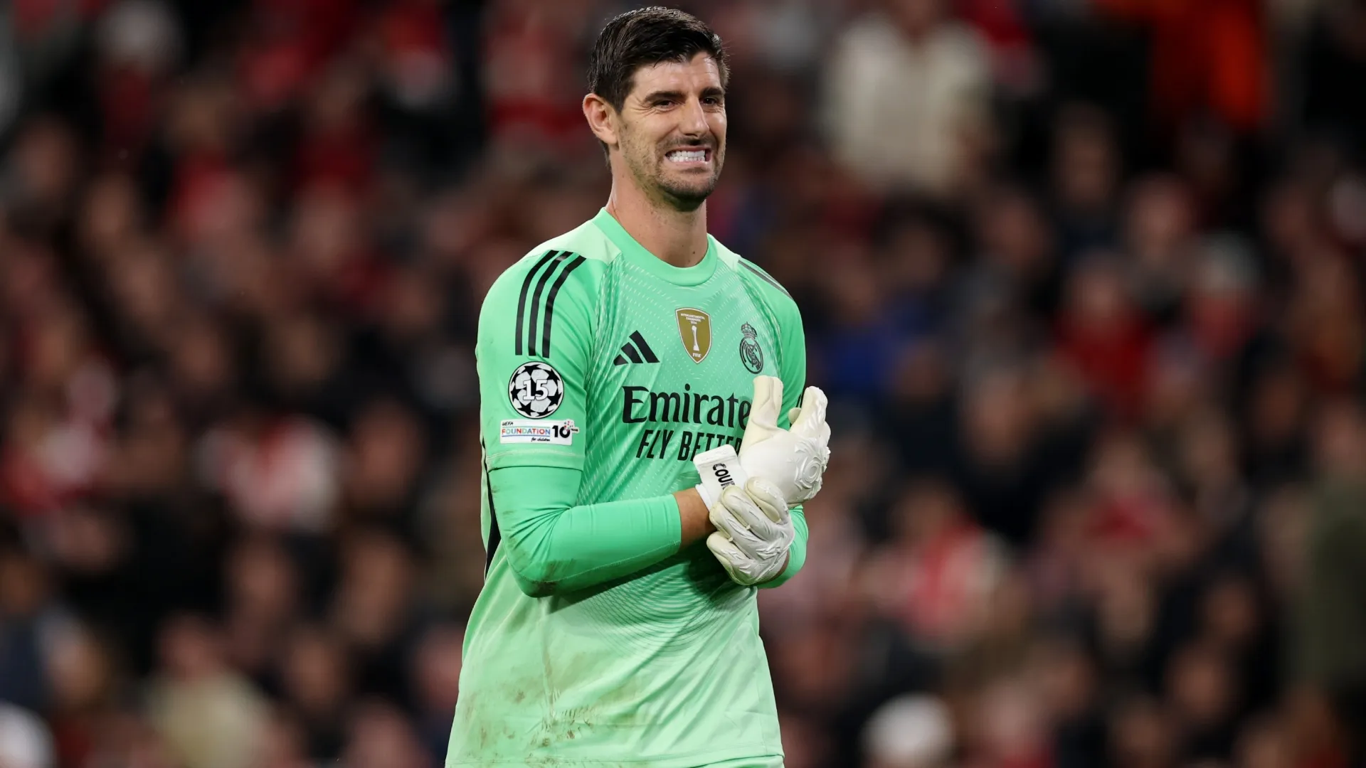 Thibaut Courtois of Real Madrid in 2025 (Source: Michael Regan/Getty Images)