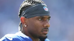 Malik Nabers of the New York Giants at MetLife Stadium