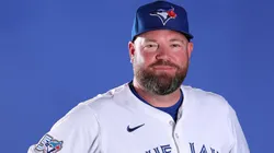 Manager John Schneider #14 of the Toronto Blue Jays poses for a portrait.
