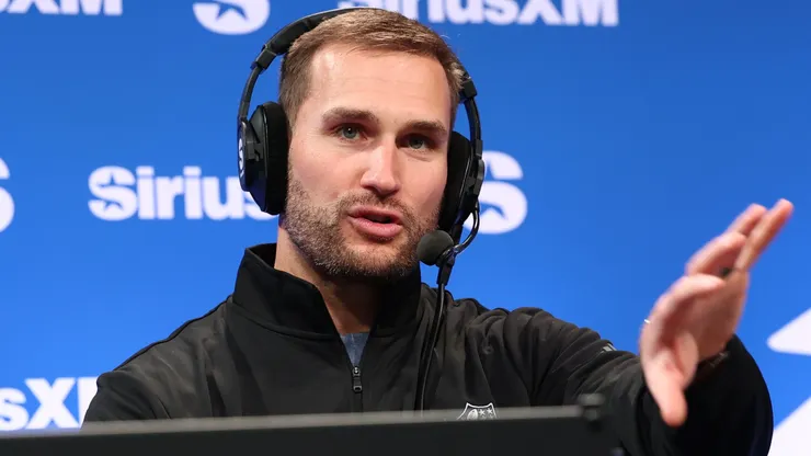 Kirk Cousins visits SiriusXM on Radio Row.