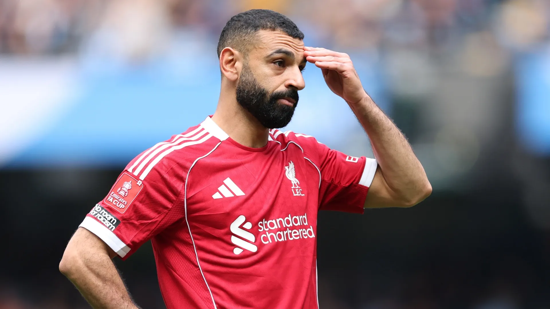 Mohamed Salah worried