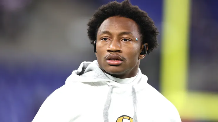Zay Flowers #4 of the Baltimore Ravens.