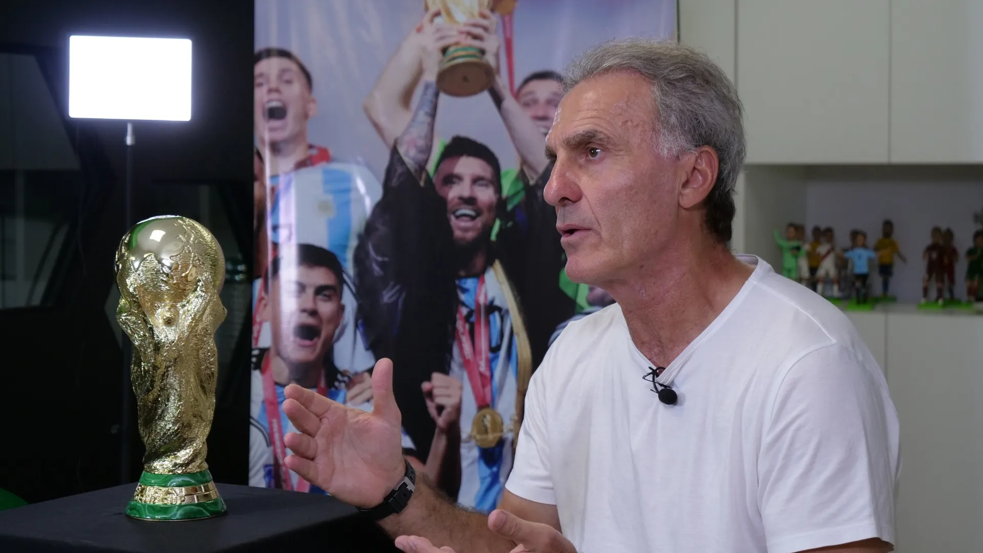 Oscar Ruggeri during his interview with Bolavip US.