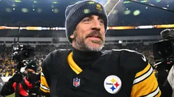 Aaron Rodgers #8 of the Pittsburgh Steelers