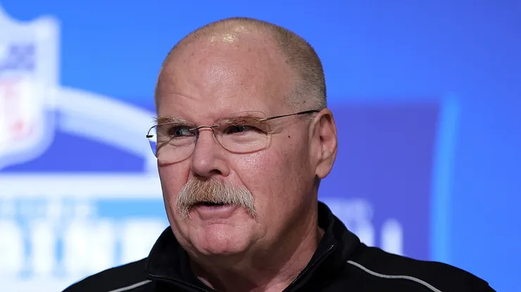 Andy Reid head coach of the Kansas City Chiefs