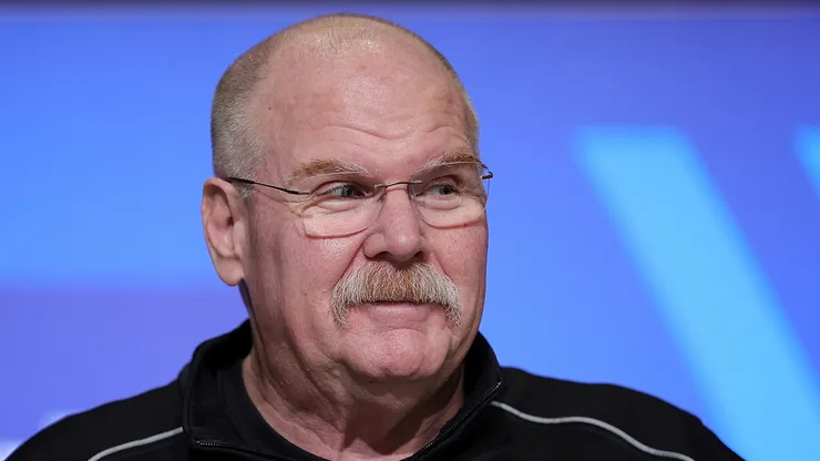 Andy Reid head coach of the Kansas City Chiefs