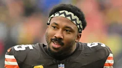 Pass rusher Myles Garrett of the Cleveland Browns