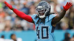 Kemon Hall #40 of the Tennessee Titans