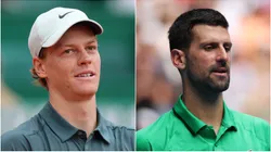 Jannik Sinner and Novak Djokovic.