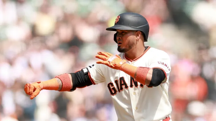 Luis Arraez of the San Francisco Giants.