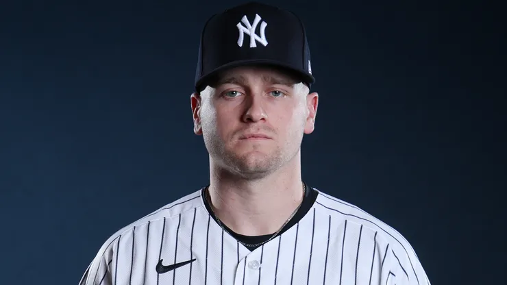 Cade Winquest #80 of the New York Yankees poses for a photo.