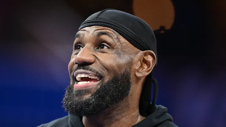 LeBron James of the Los Angeles Lakers