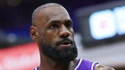 LeBron James of the Los Angeles Lakers