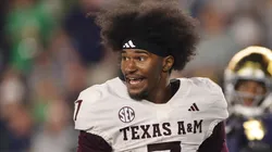 KC Concepcion #7 of the Texas A&M Aggies