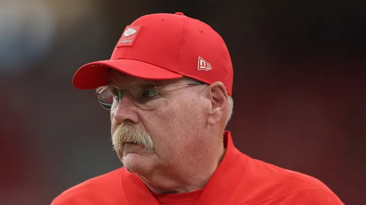 Andy Reid head coach of the Kansas City Chiefs