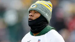 Dontayvion Wicks #13 of the Green Bay Packers