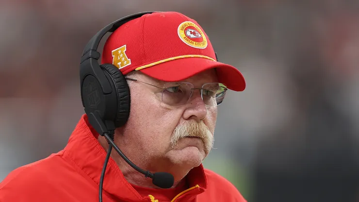 Andy Reid head coach of the Kansas City Chiefs