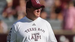 Head coach Mike Elko of the Texas A&M Aggies.