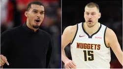 Victor Wembanyama of the San Antonio Spurs and Nikola Jokic of the Denver Nuggets.