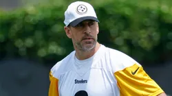 Quarterback Aaron Rodgers #8 of the Pittsburgh Steelers.