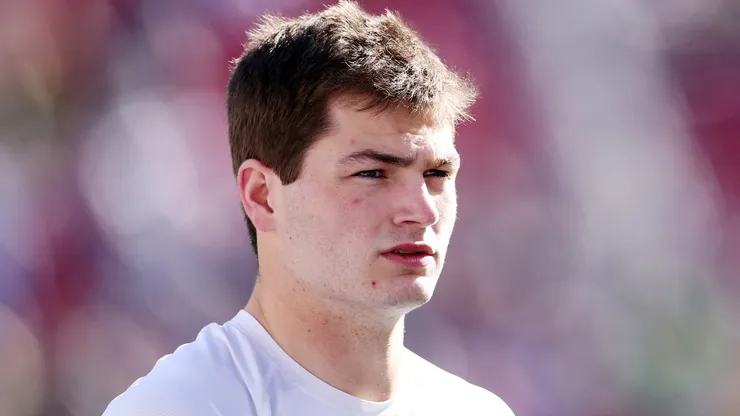 Drake Maye #10 of the New England Patriots