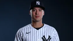 Anthony Volpe #11 of the Yankees poses for a photo.
