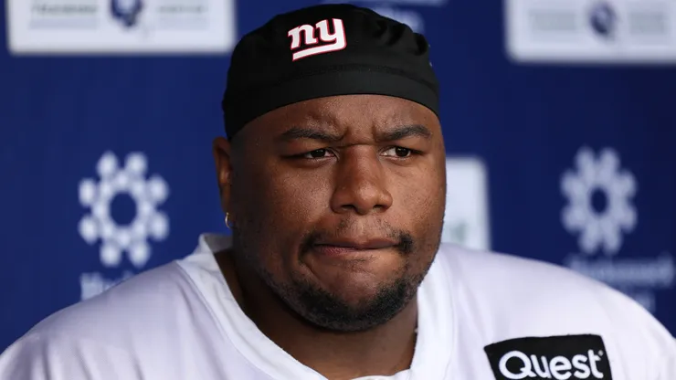 Dexter Lawrence II #97 of the New York Giants.