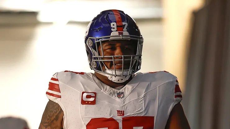 Dexter Lawrence II #97 of the New York Giants at Caesars Superdome
