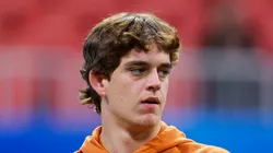 Arch Manning at Mercedes-Benz Stadium in Atlanta, Georgia.